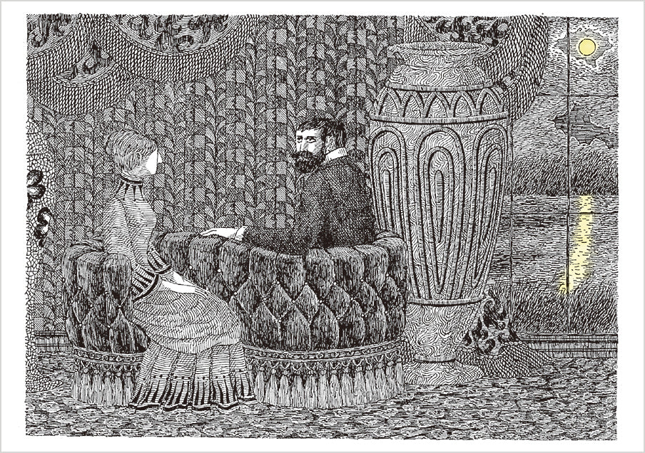 Edward Gorey: Close Encounters Boxed Notecard Assortment_Interior_3