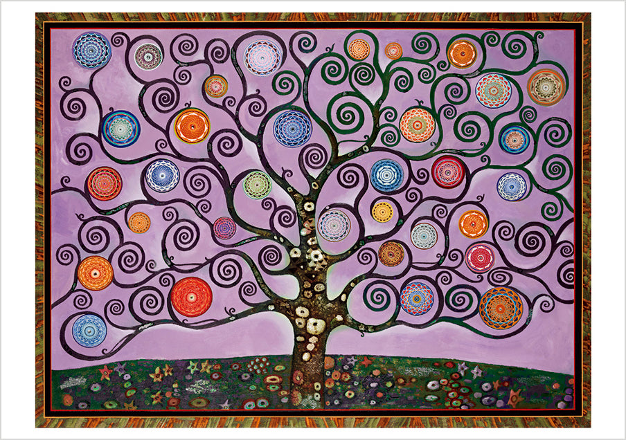 Paul Heussenstamm: Mandala Trees Boxed Notecard Assortment_Interior_4