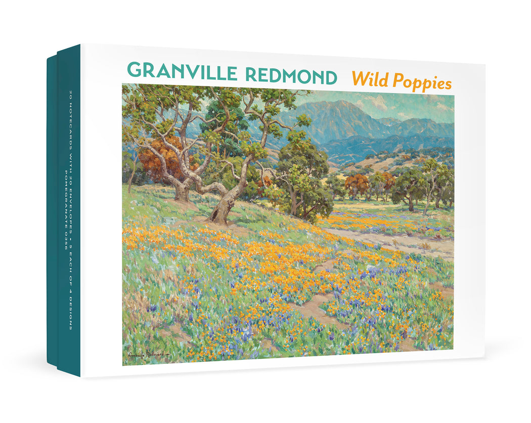 Granville Redmond: Wild Poppies Boxed Notecard Assortment_Front_3D