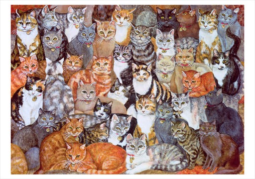 In the Company of Cats: Art by Ditz Boxed Notecard Assortment_Interior_1