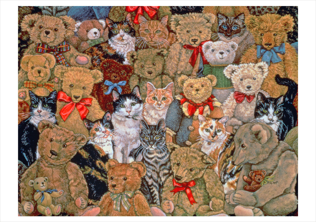 In the Company of Cats: Art by Ditz Boxed Notecard Assortment_Interior_3
