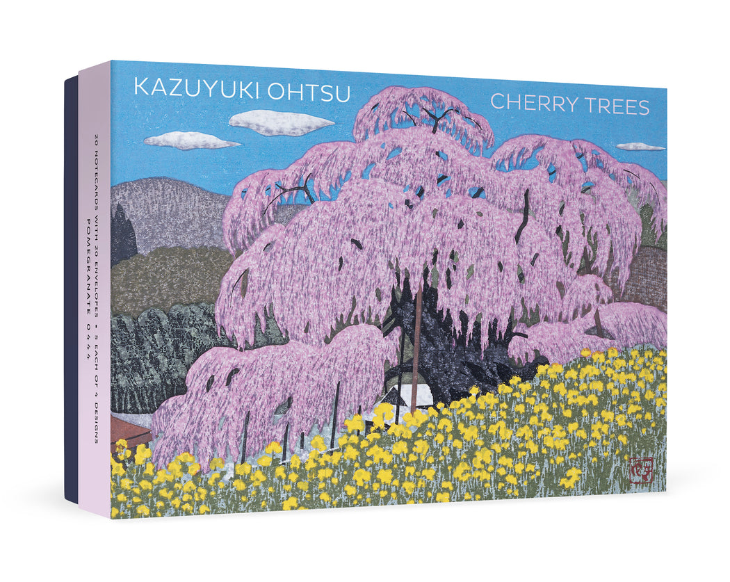 Kazuyuki Ohtsu: Cherry Trees Boxed Notecard Assortment_Front_3D