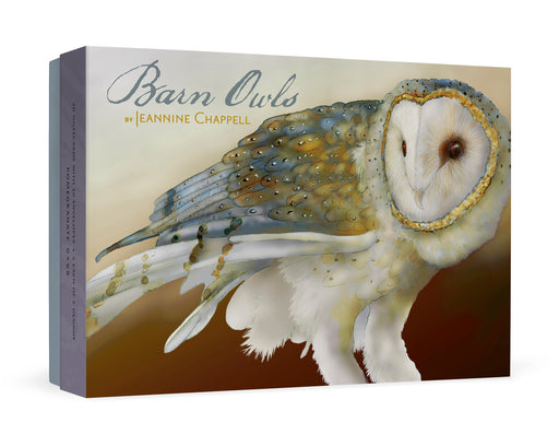 Barn Owls by Jeannine Chappell Boxed Notecard Assortment_Front_3D
