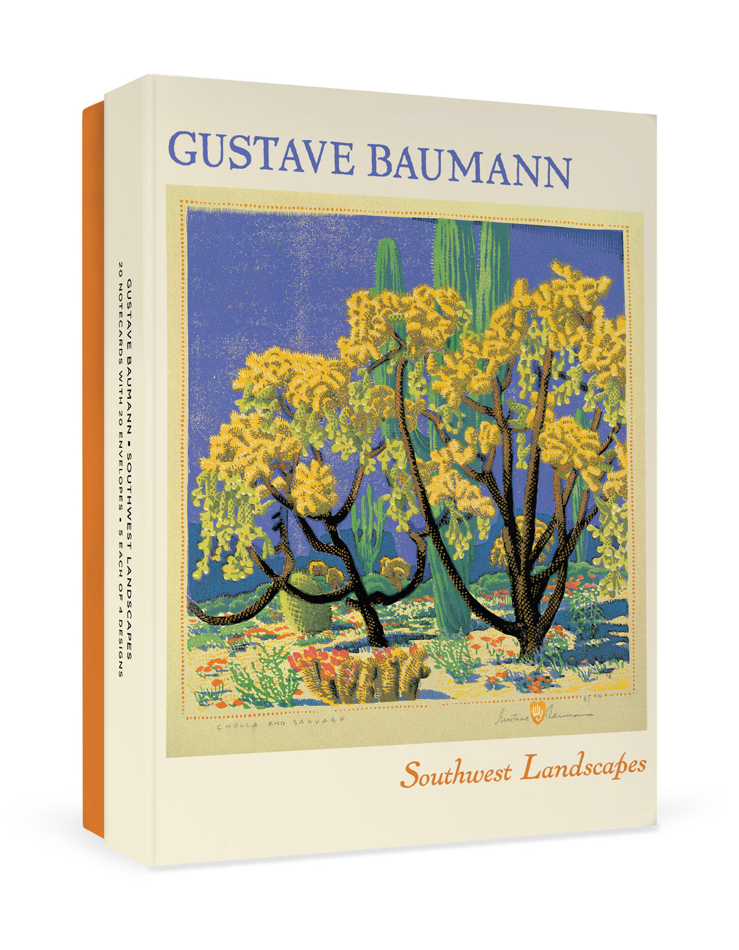 Gustave Baumann: Southwest Landscapes Boxed Notecard Assortment_Front_3D