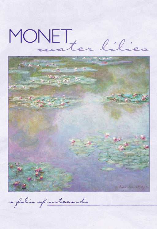Monet: Water Lilies Notecard Folio_Front_Flat