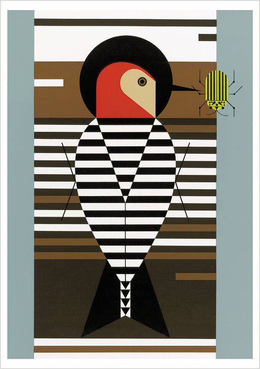 Charley Harper: Woodpeckers Notecard Folio_Interior_1