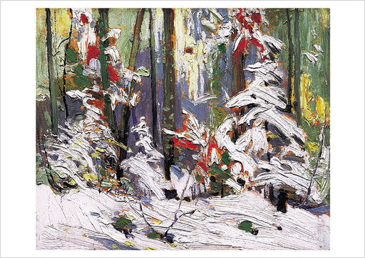 Tom Thomson: Wood Interior, Winter Postcard_Front_Flat