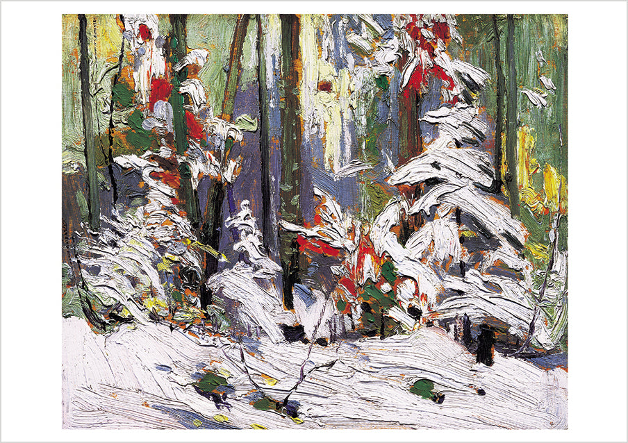 Tom Thomson: Wood Interior, Winter Postcard_Front_Flat