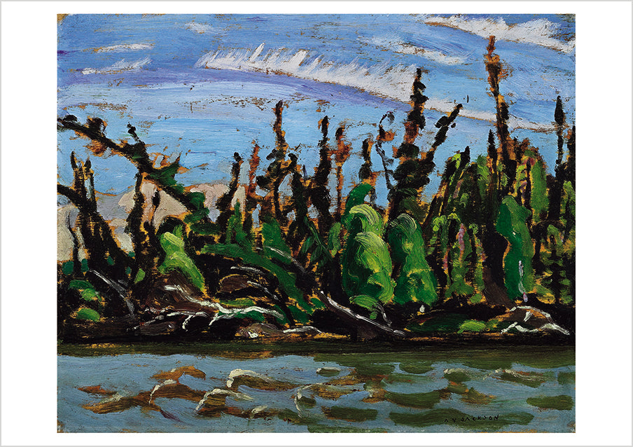 A. Y. Jackson: Yellowknife Forest Postcard_Front_Flat