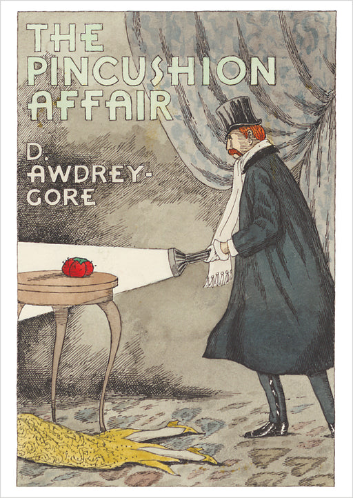 Edward Gorey: The Pincushion Affair Postcard_Front_Flat