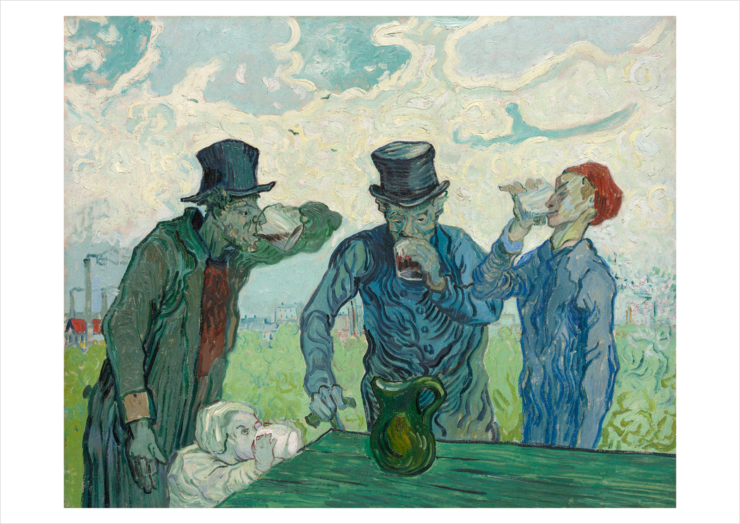Vincent van Gogh: The Drinkers Postcard_Front_Flat