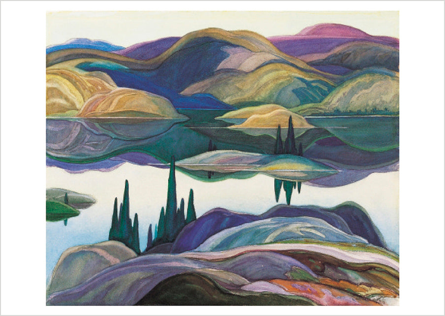 Franklin Carmichael: Mirror Lake Postcard_Front_Flat