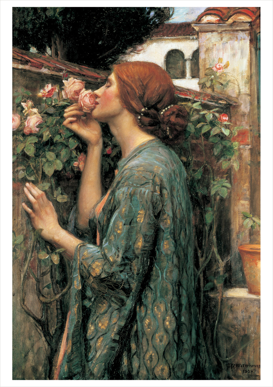 John William Waterhouse: The Soul of the Rose Notecard_Front_Flat