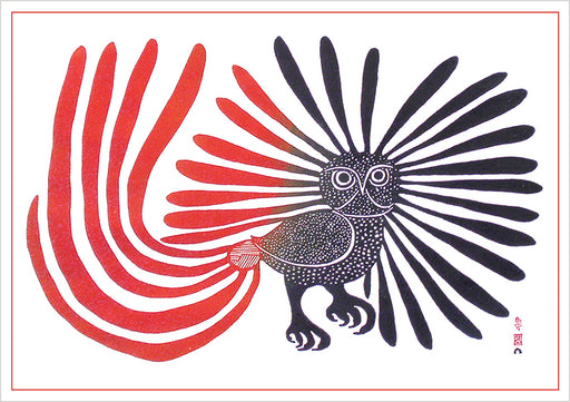 Kenojuak Ashevak: The Enchanted Owl Notecard_Front_Flat