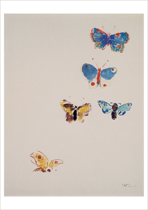 Odilon Redon: Five Butterflies Notecard_Front_Flat