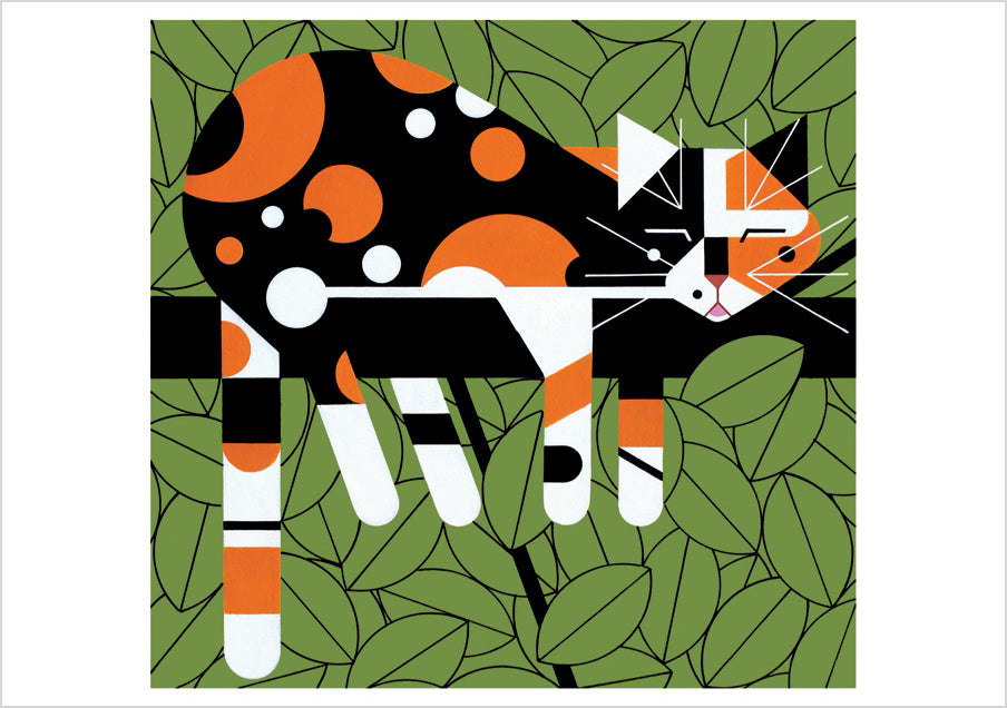 Charley Harper: Limp on a Limb Notecard_Front_Flat