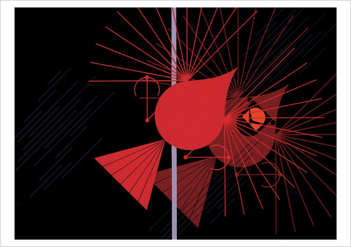 Charley Harper: Seeing Red Notecard_Front_Flat