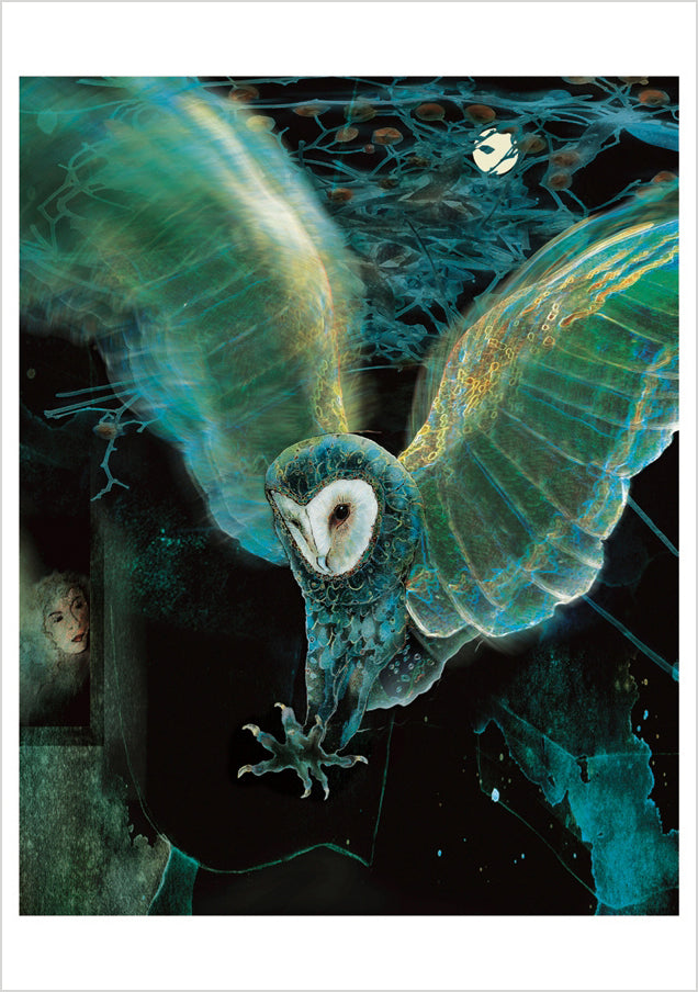 Jeannine Chappell: Barn Owl 3 Notecard_Front_Flat