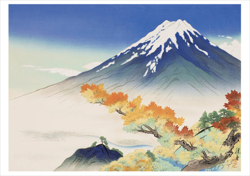 Anayama Gihei: Autumn Fuji Notecard_Front_Flat