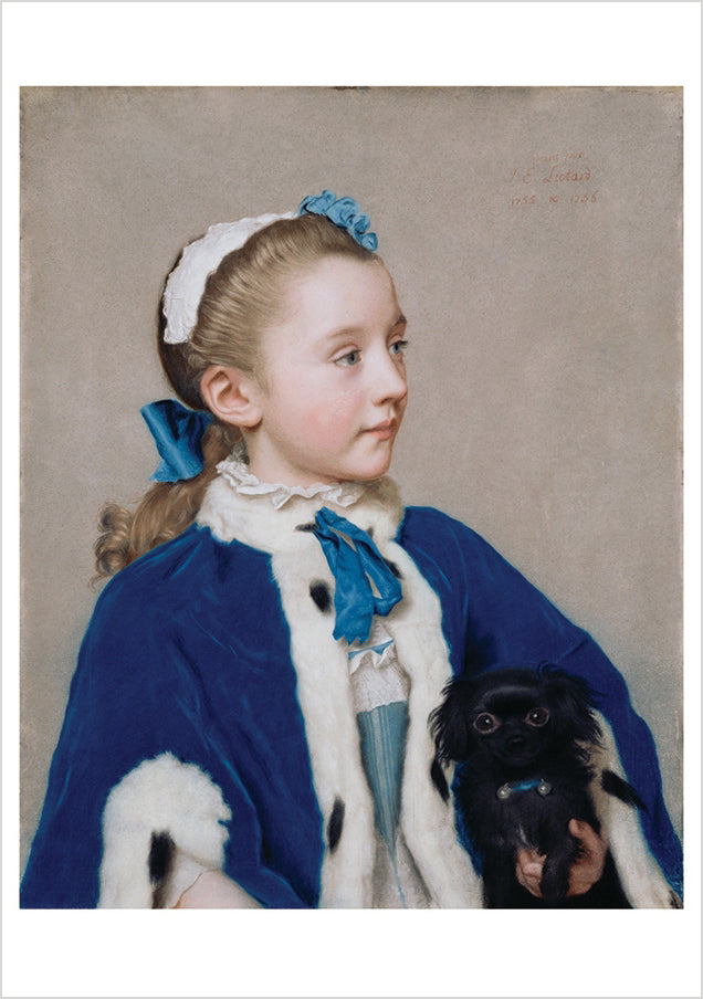 Jean-Étienne Liotard: Portrait of Maria Frederike van Reede-Athlone Notecard_Front_Flat