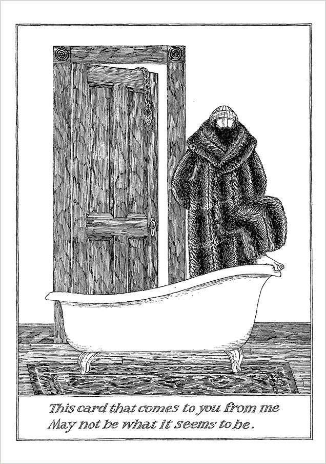 Edward Gorey: To You from Me Notecard_Front_Flat