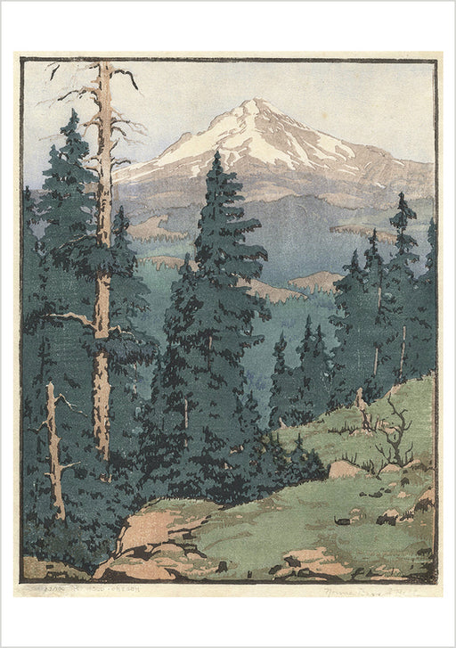 Norma Bassett Hall: Mt. Hood, Oregon Notecard_Front_Flat