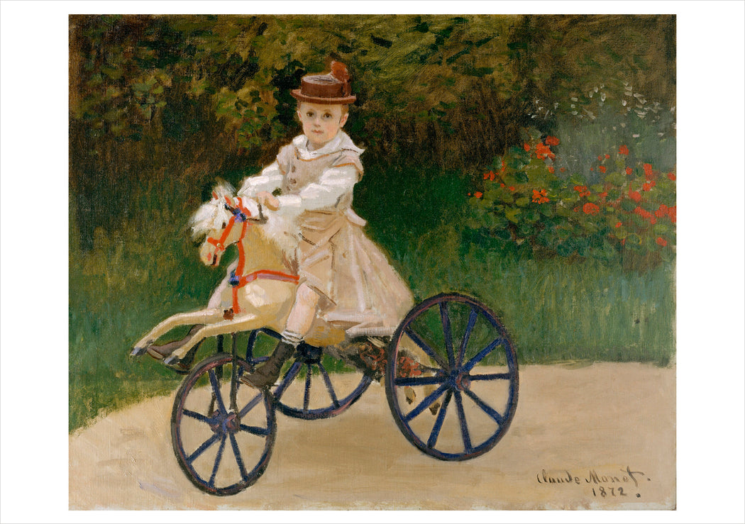 Claude Monet: Jean Monet on His Hobby Horse Notecard_Front_Flat