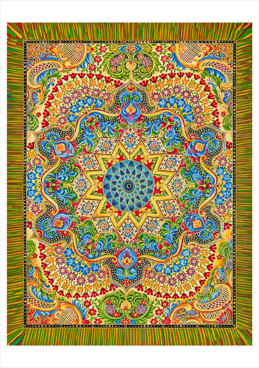 Paul Heussenstamm: Tapestry Mandala Notecard_Front_Flat