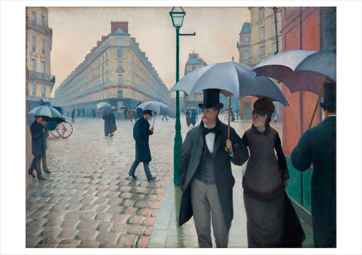 Gustave Caillebotte: Paris Street; Rainy Day Notecard_Front_Flat