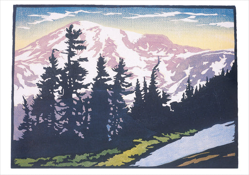 William S. Rice: Mt. Rainier—Morning Notecard_Front_Flat