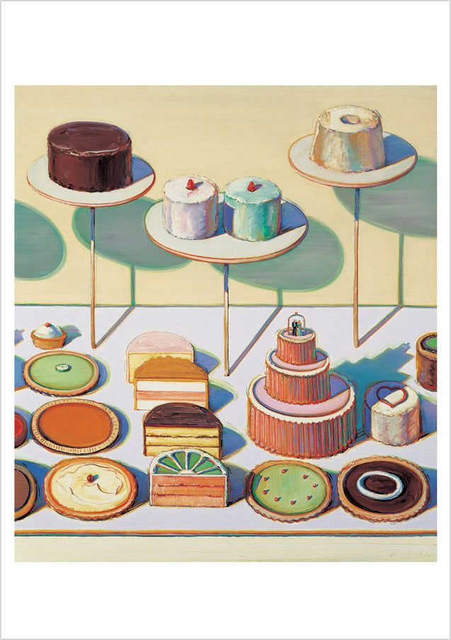 Wayne Thiebaud: Cakes and Pies Notecard_Front_Flat