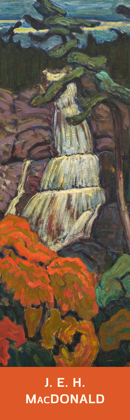 J. E. H. MacDonald: Algoma Waterfall Bookmark_Front_Flat