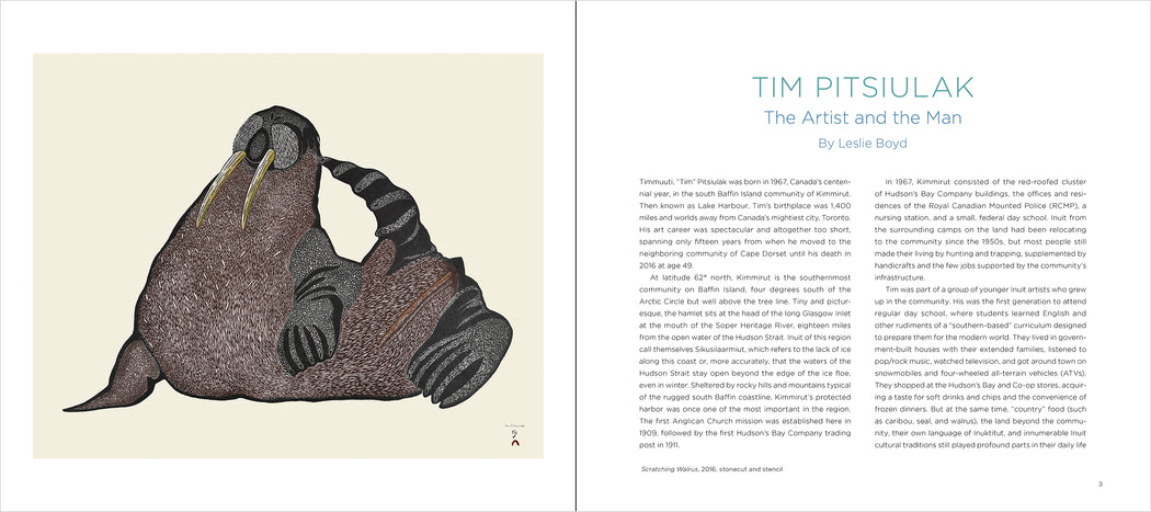 Tim Pitsiulak: Drawings and Prints from Cape Dorset_Interior_1