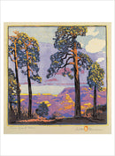 The Woodblock Prints of Gustave Baumann Book of Postcards_Interior_1