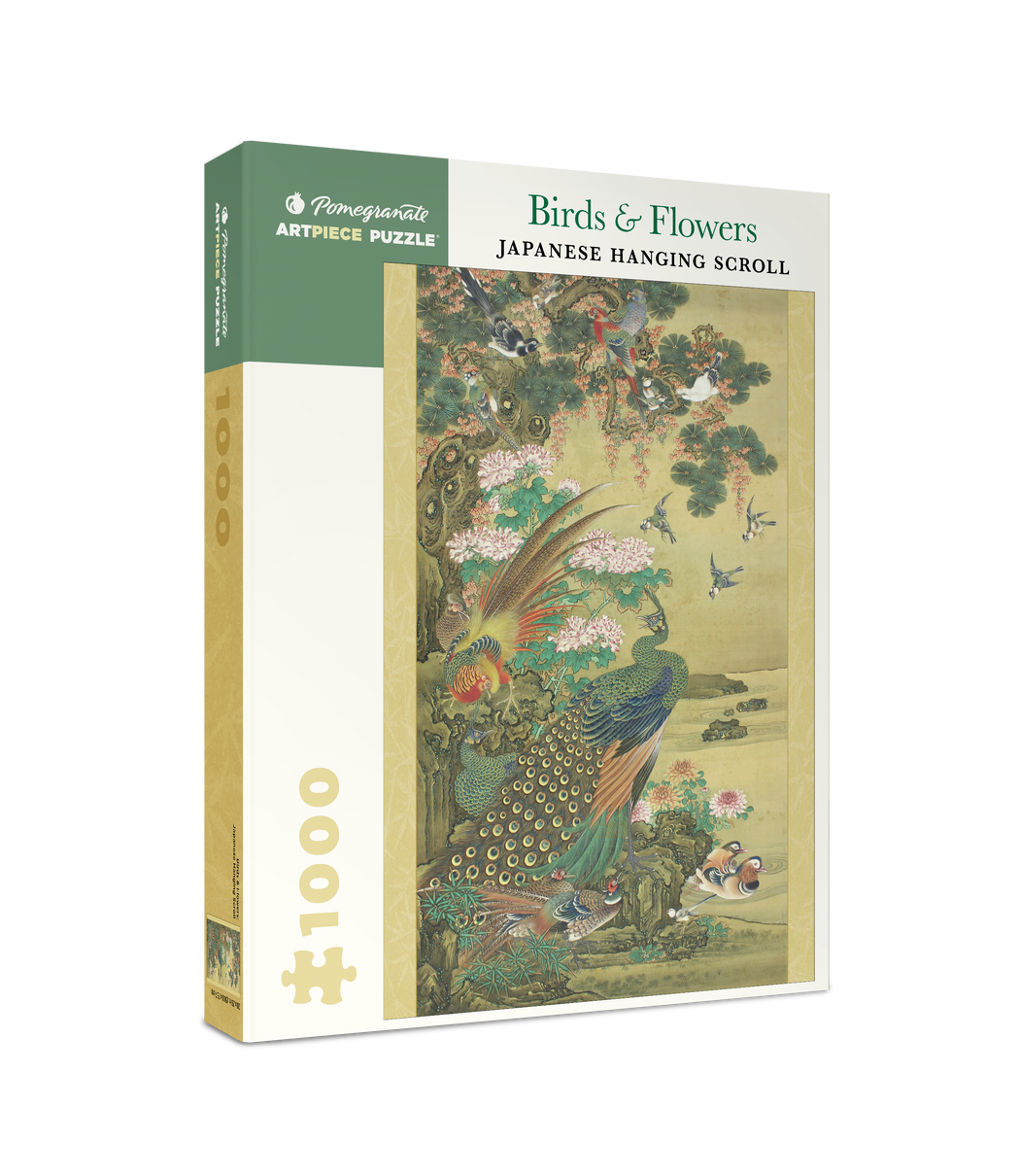 Birds & Flowers: Japanese Hanging Scroll 1000-Piece Jigsaw Puzzle_Primary