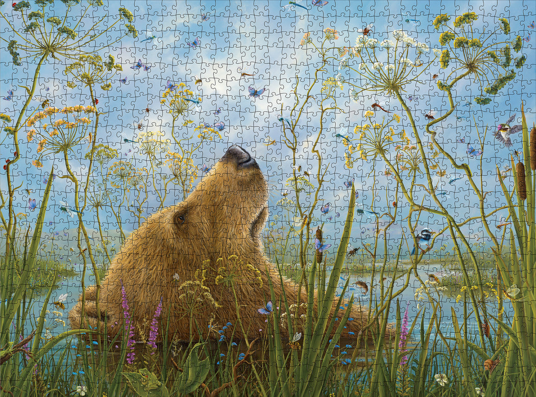 Robert Bissell: The Whole World 1000-Piece Jigsaw Puzzle_Zoom