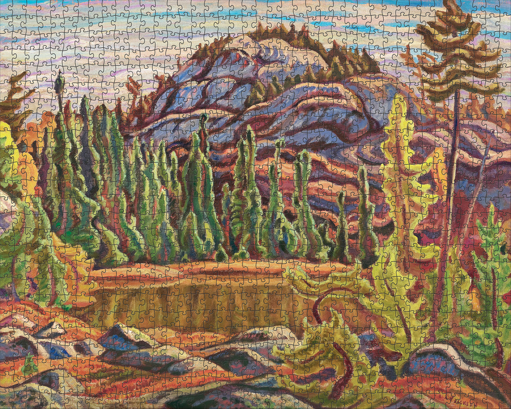 A. Y. Jackson: Sunlit Tapestry 1000-Piece Jigsaw Puzzle_Zoom