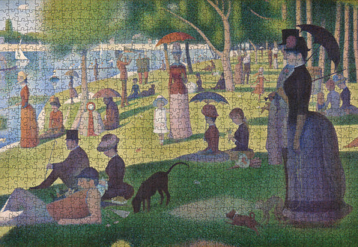 Georges Seurat: A Sunday on La Grande Jatte 1000-Piece Jigsaw Puzzle_Zoom