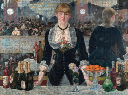 Édouard Manet: A Bar at the Folies-Bergere 1000-Piece Jigsaw Puzzle_Zoom
