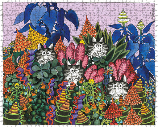 B. Kliban: Jungle Cats 1000-Piece Jigsaw Puzzle_Zoom