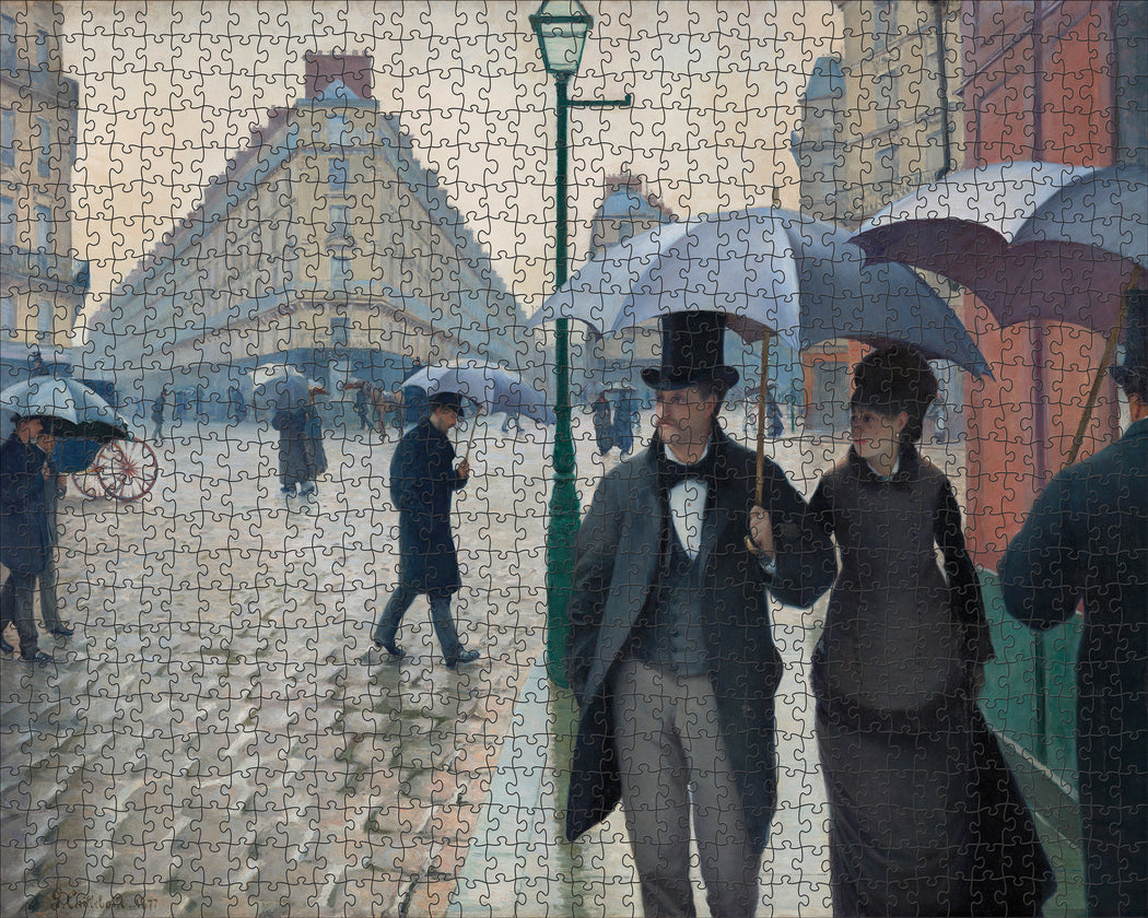 Gustave Caillebotte: Paris Street; Rainy Day 1000-Piece Jigsaw Puzzle_Zoom