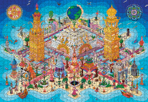Ruben Topia: Land of Rutopia 1000-piece Jigsaw Puzzle_Zoom