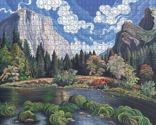 Phyllis Shafer: Autumn in Yosemite Valley 1000-Piece Jigsaw Puzzle_Zoom