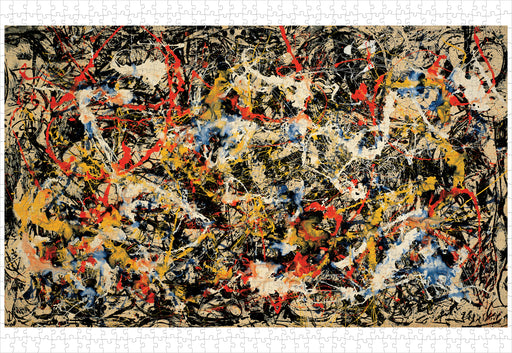 Jackson Pollock: Convergence 1000-piece Jigsaw Puzzle_Zoom
