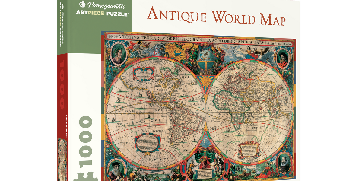 Antique World Map 1000-piece Jigsaw Puzzle — Pomegranate