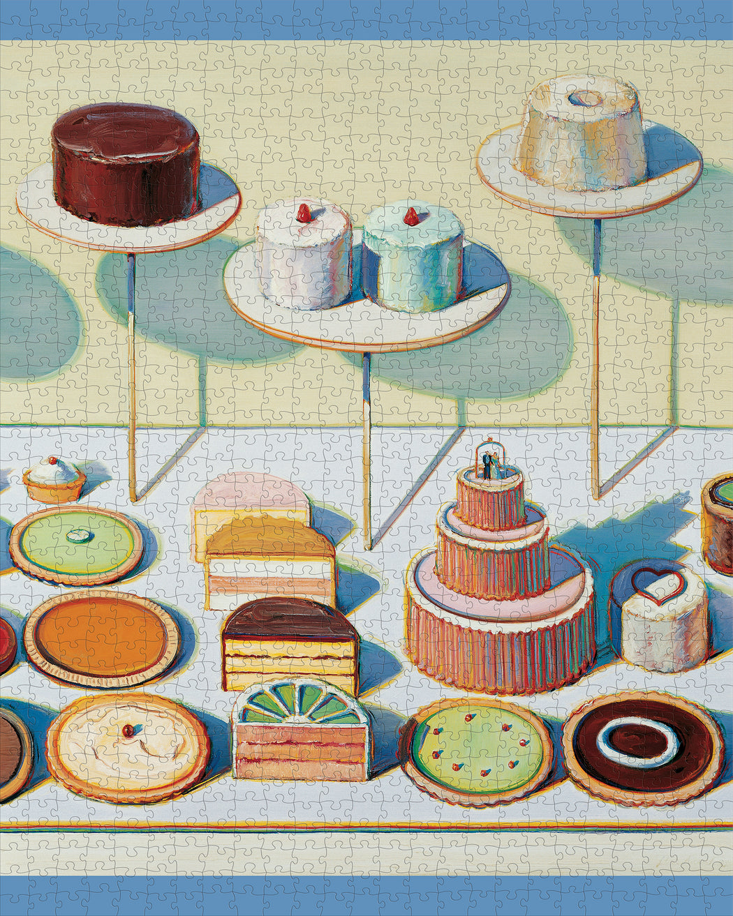 Wayne Thiebaud: Cakes & Pies 1000-piece Jigsaw Puzzle_Zoom