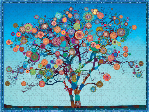 Paul Heussenstamm: Mandala Fruit Tree 500-Piece Jigsaw Puzzle_Zoom