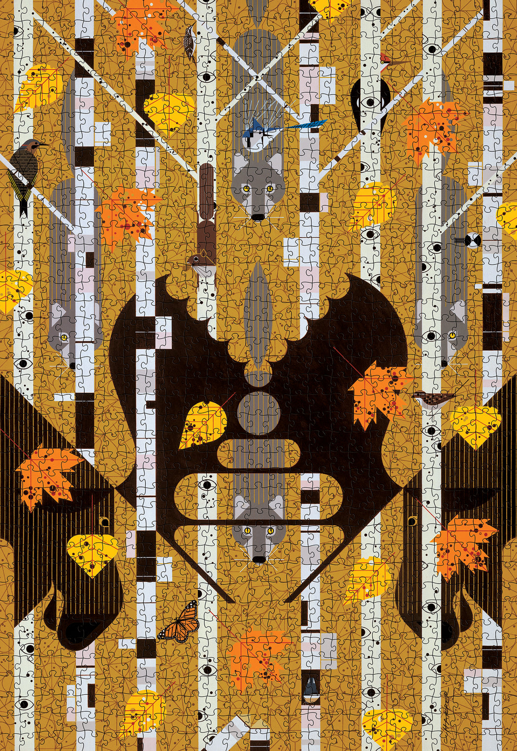 Charley Harper: Isle Royale 1000-Piece Jigsaw Puzzle_Zoom