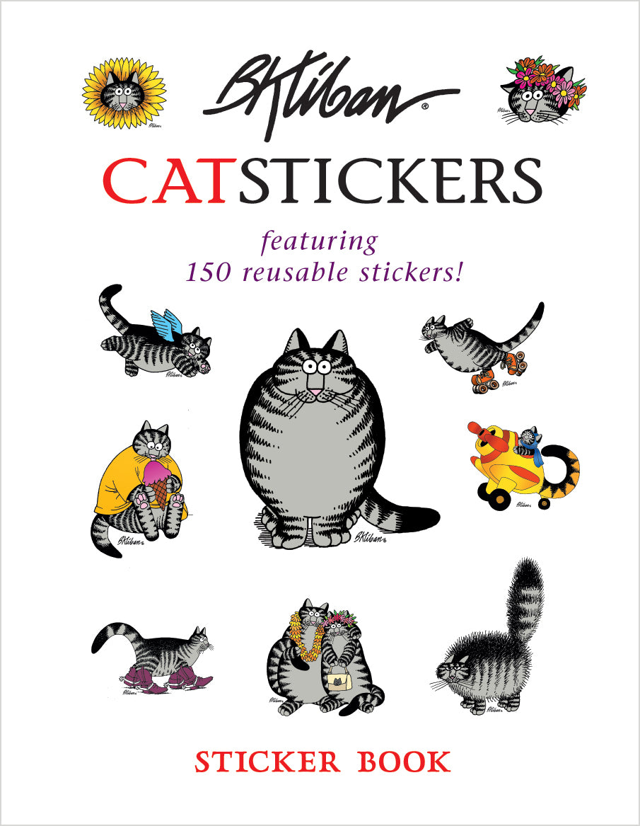 B. Kliban: CatStickers Sticker Book_Zoom
