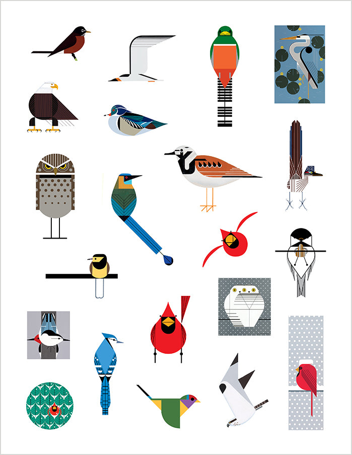 Charley Harper’s Birds Sticker Book_Interior_2